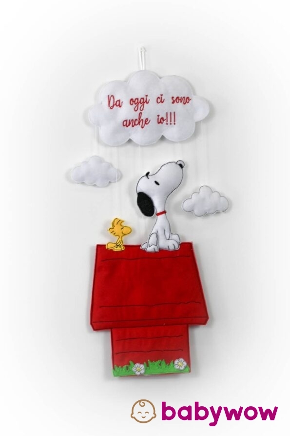 BF021 FIOCCO NASCITA SNOOPY