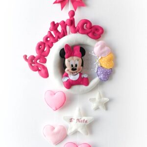 BF045 FIOCCO NASCITA MINNIE PALLONCINI_