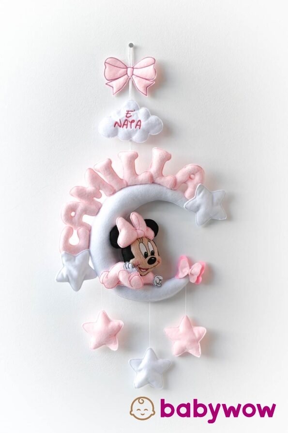 BF050 FIOCCO NASCITA MINNIE ROSA BABY